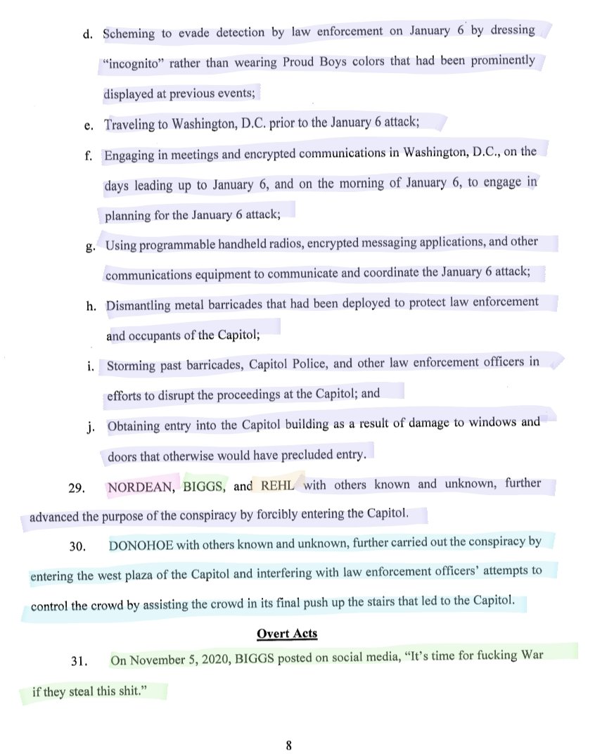  #ProudBoys  #Indictments  #Conspiracy  #EthanNordean  #RufioPanman  #JoeBiggs  #SergeantBiggs  #ZacharyRehl  #CharlesDonohoe  #UnindictedCoConspirator  #RogerStone (5-8)