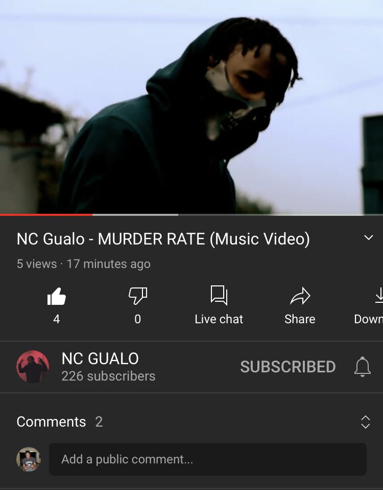 NcGualo's tweet photo. NC Gualo - “Murder Rate”  Out On All Platforms 🔥

https://t.co/mMRoxOqlfH https://t.co/9NqMxdHy4K