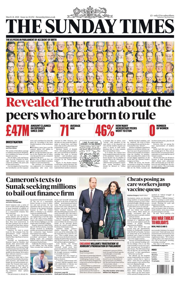 GerryHassan's tweet image. Just in case you thought the UK was a democracy or a meritocracy: "The truth about the peers who are born to rule": £47 million expenses; 46% went to Eton; ZERO % women.