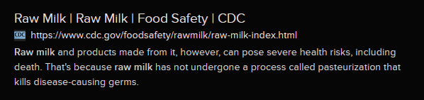Binchoo0's tweet photo. @foolishtuft I don't really care about your milk preferences but I looked up raw milk and this was the first result lmfao https://t.co/uc3b8KwxG9