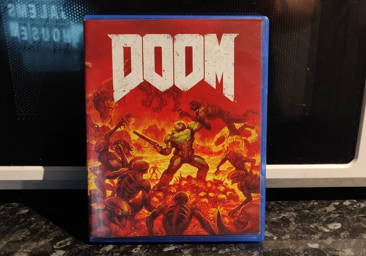  #100Games100DaysDay 59/100: Doom ( #PS4, 2016)The best Doom game since the very first one, by a country mile. So much fun, and so much better than the sequel.Every PS4 game has a reversible cover as well, so make sure you switch it!