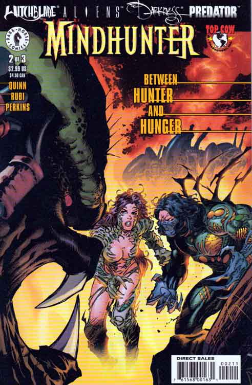 MakeMyComicRare's tweet photo. #Witchblade #Aliens #Darkness #Predator #Mindhunter #2 (2001) #DwayneTurner Cover &amp; Mel Rubi Pencils, David Quinn Story Jackie Estacado and Sara Pezzini, a team already on unsteady ground, find themselves pushed beyond their limits. https://t.co/LFZyyHOzxW https://t.co/akfds5ed5U