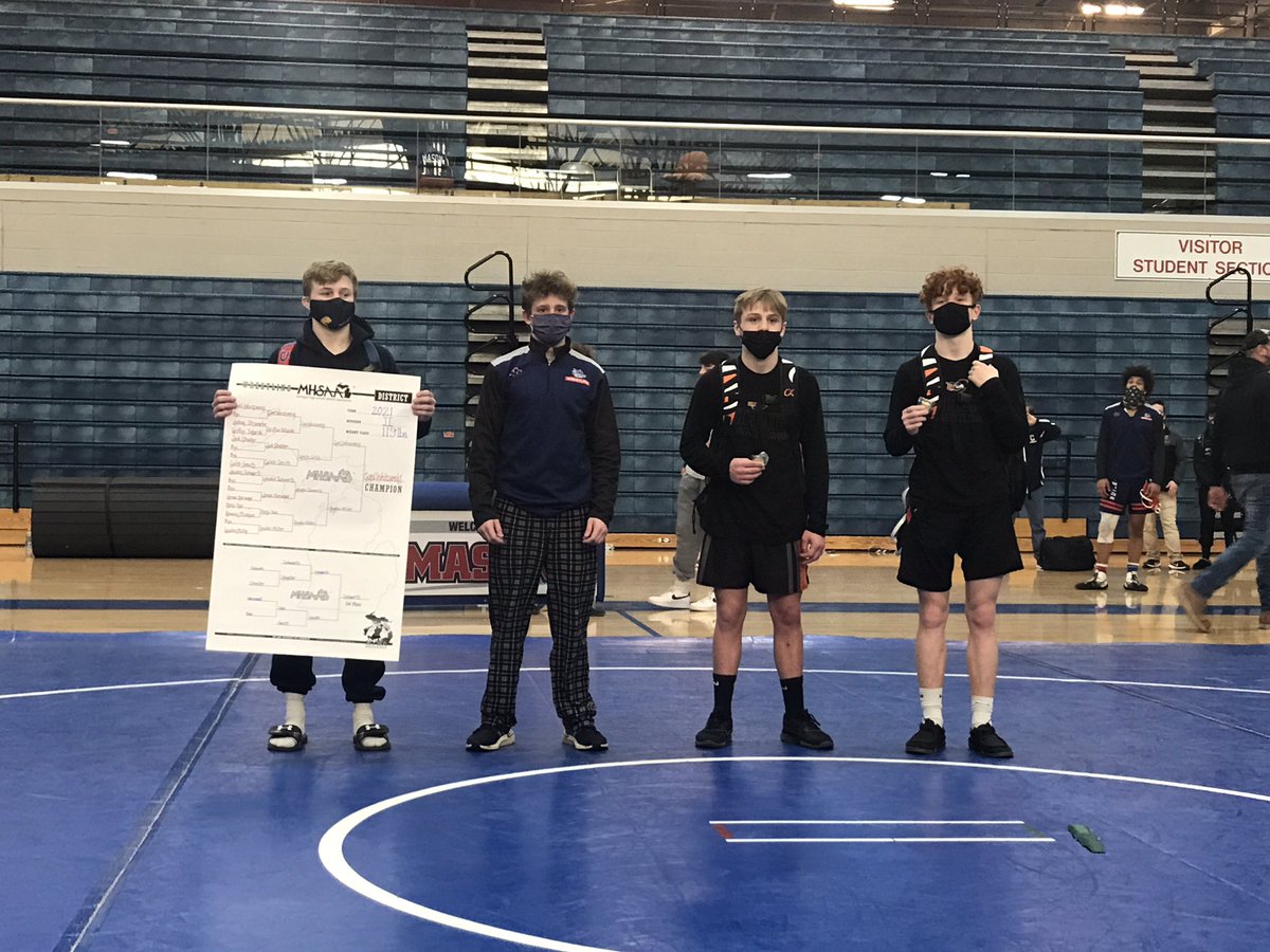 First place at districts winning in ultimate tiebreaker.  Think I added more gray hair today!  Congrats Cael!
