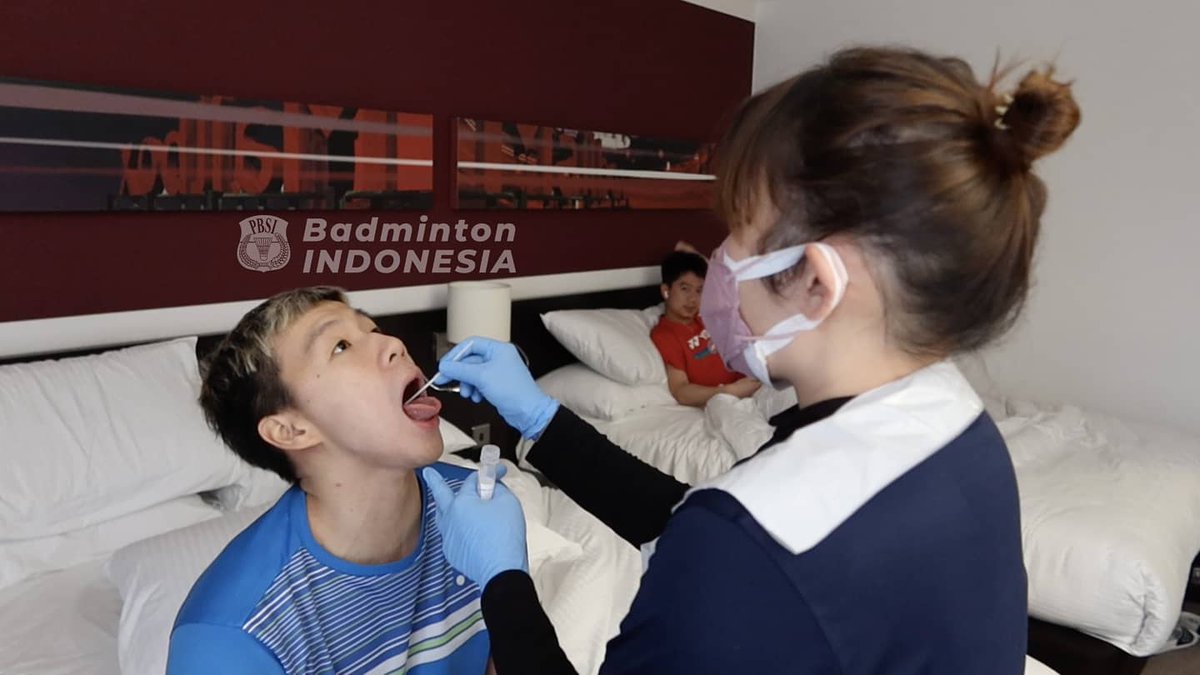 INABadminton's tweet photo. Good News!

Hasil Swab PCR Skuad Indonesia di Birmingham menyatakan seluruh tim negatif Covid-19. https://t.co/b7S1IS9oEj