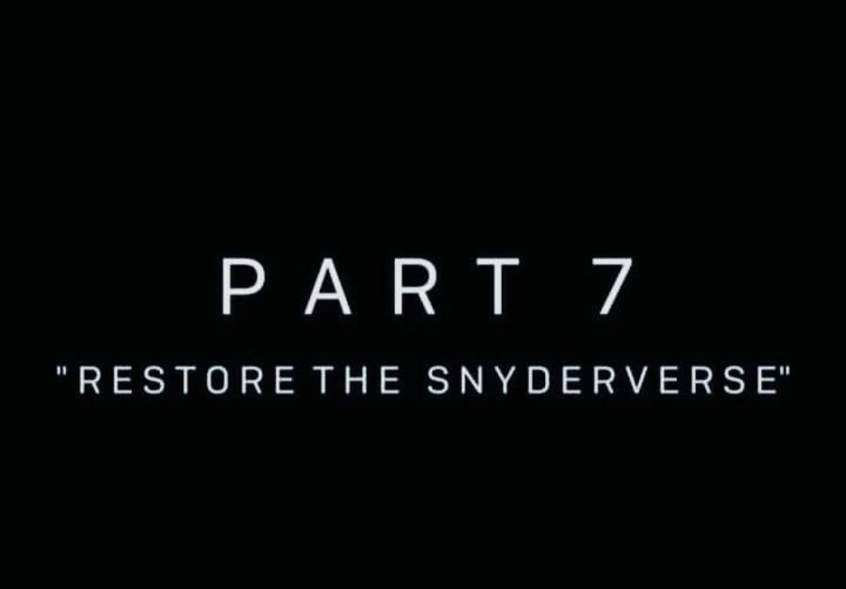 JejePan's tweet photo. Épique! Merci Mr Snyder #RestoreTheSnyderVerse https://t.co/KJl5h9YsKS