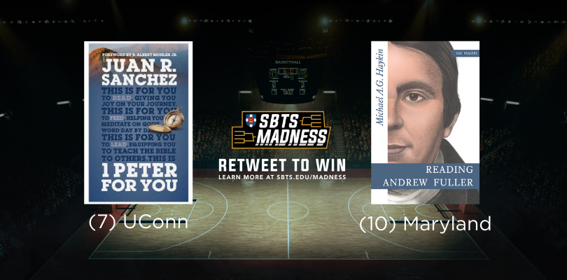 SBTSadmissions's tweet photo. The faculty @SBTS have some great books! This next matchup is @manorjuan with @thegoodbookusa up against Michael Haykin with @HesedandEmet. RT to win!

Don't forget to head over to https://t.co/omZ1Xo3j9R and enter to win our full faculty library. https://t.co/ZH1xp0vqBD