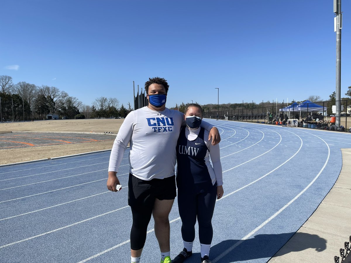 clarkquent__'s tweet photo. Got to see these two at the UMW Track and Field meet today. They both did great but it was so good to see them compete again. Love you both https://t.co/rEleAcF1sA