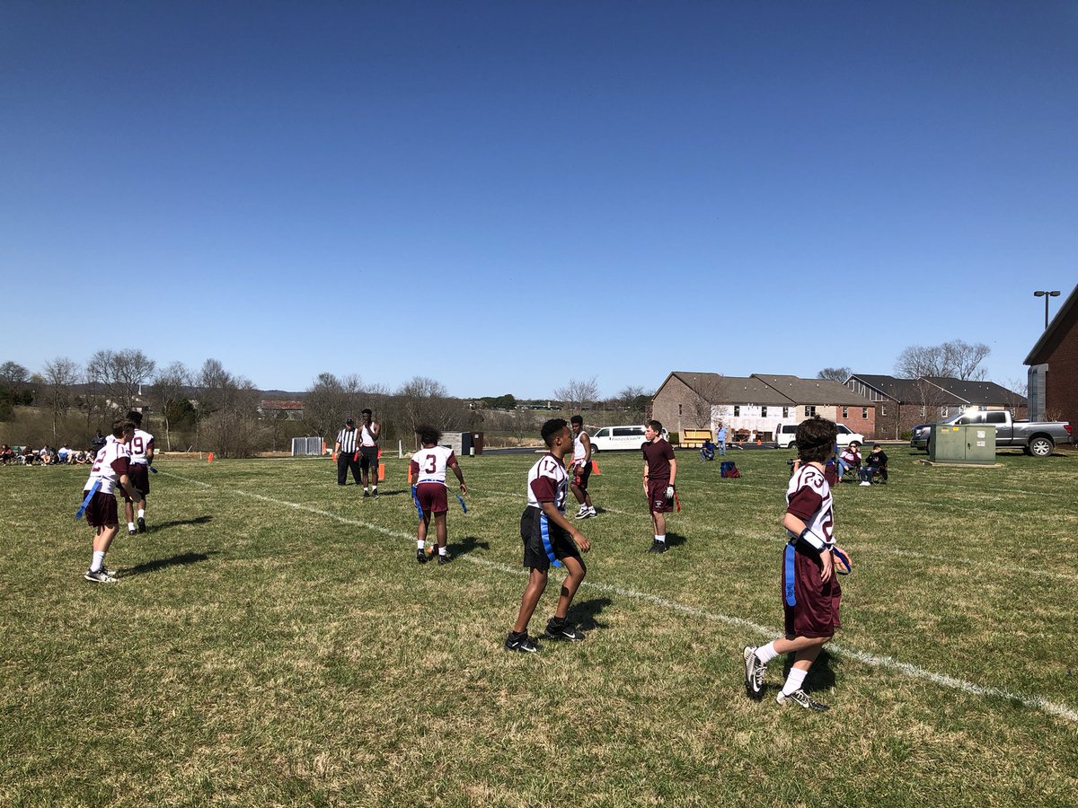 It was a great day working with these talented young men today at the FCA flag football tournament, and Ram Nation showed up.  We brought the most amount of fans of any middle school or high school!  Thank you!
