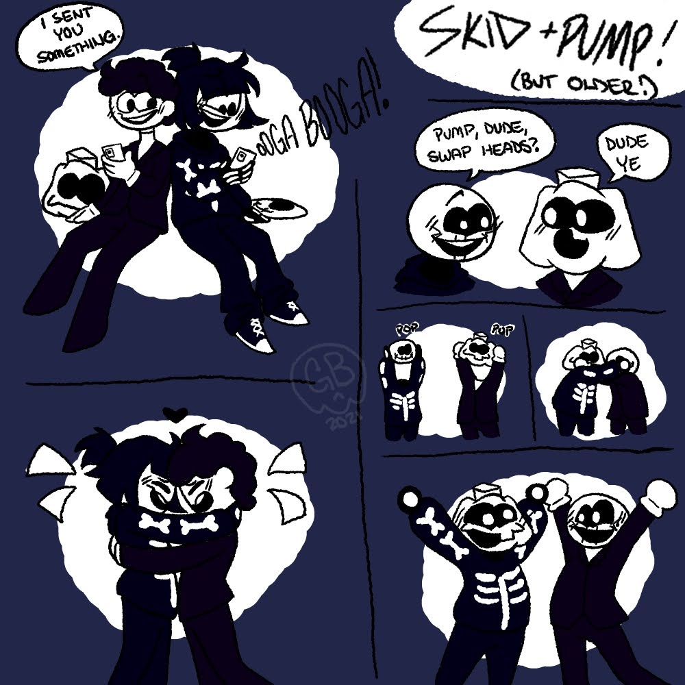 Ghostieboo Ooohhhh I Can T Help Myself I Made More Doodles Of The Beans But Continued Experimenting With What They Might Look Like If They Were Older Fnf Fnfskid Fnfpump Fnfskidandpump Ghostieboo Ooohhhh I Can T Help Myself I Made More Doodles Of The Beans But Continued Experimenting With What They Might Look Like If They Were Older Fnf Fnfskid Fnfpump Fnfskidandpump