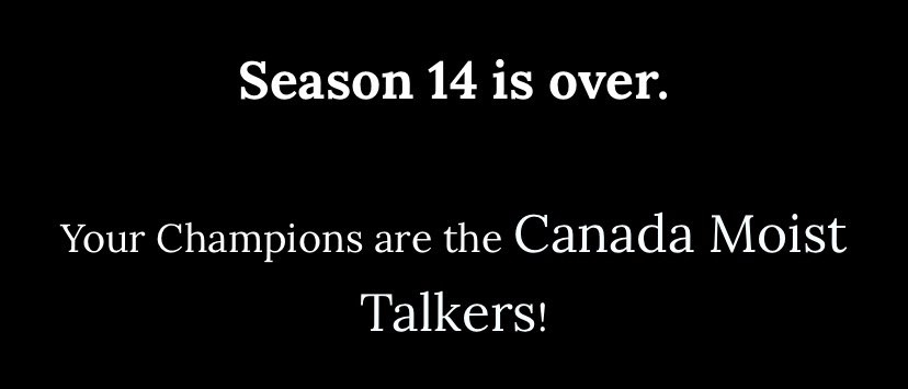 For Merritt. For Alstott. For TyVi. For 🎶 Eliiiiijah🎶. For Kiki. For Bony Tony. For Workman. For Killer Joe. For Hobbs. For Morse. For HDF. FOR YORK.