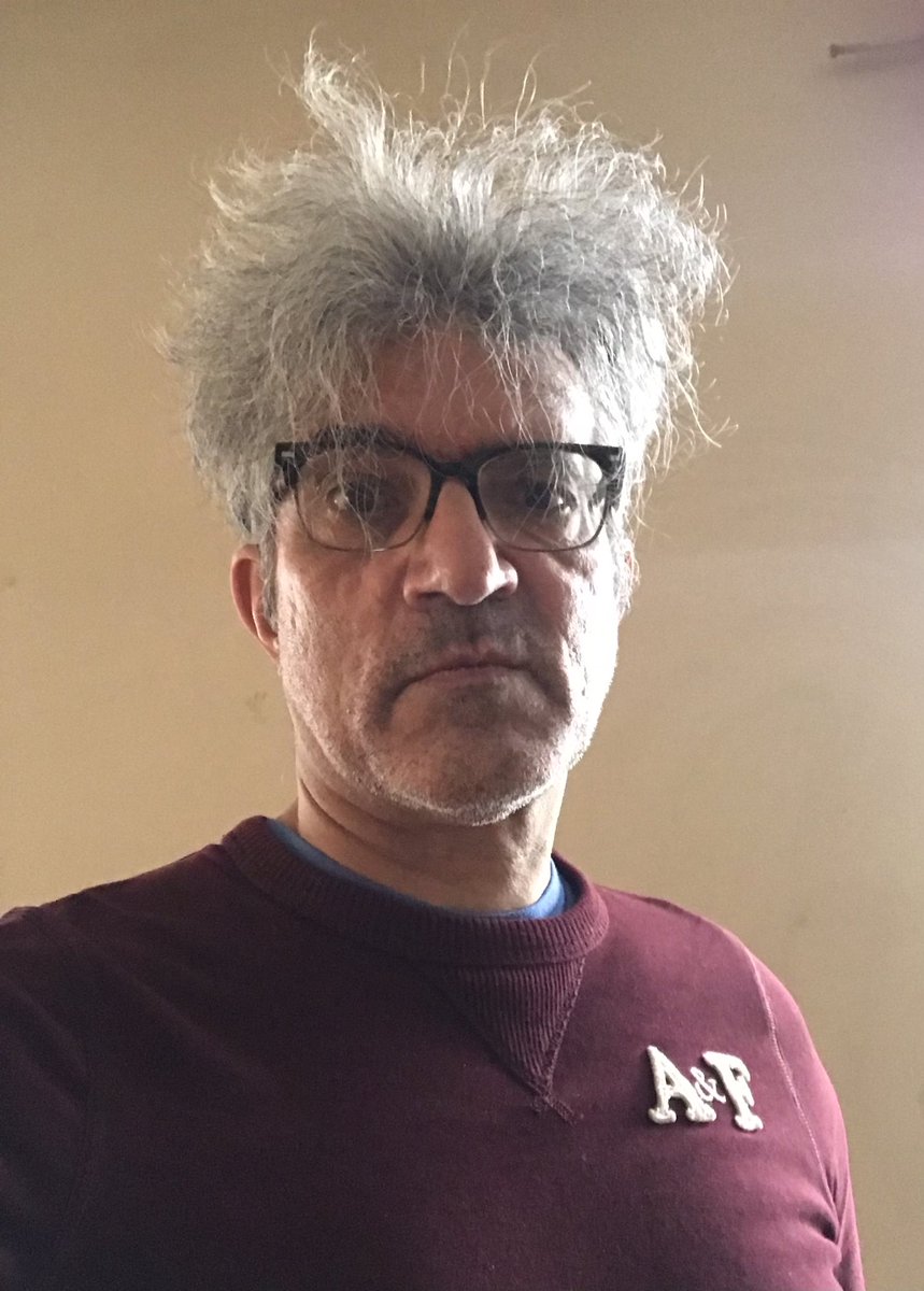 PMFontana's tweet image. I thought I was looking cute... then I took off my hat! #goodhatday #badhairday