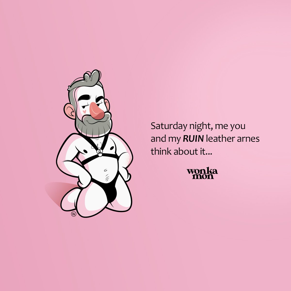 wonkamonart's tweet photo. Piénsalo, es sábado y estamos solos, que quieres hacer?.
Arnés RUIN @JOKRguy
Support my work tips or follow:
https://t.co/VMdR5OHD4n
#wonkamon #wonkamonart #gayartist #digitalart #vectorart #gaycartoon https://t.co/ae6HoL2I7X