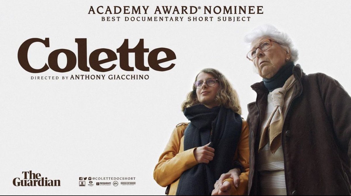 Mjoseph492's tweet photo. “Who knows if birds are not a collection of all our sorrows?”

This destroyed me.

⭐️⭐️⭐️⭐️⭐️

Probably the best doc short I’ve seen in a while. @ColetteDocShort 

#ColetteDocShort #Colette #DocShort  #FilmTwitter #BestDocShort #Oscars https://t.co/W1mdFqJlB6