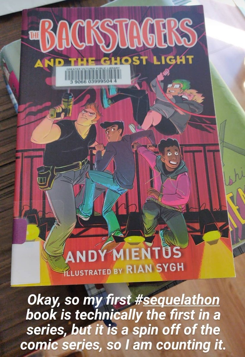 kathytrithardt's tweet image. I just finished my first read for @sequelathon and am moving on to my second!