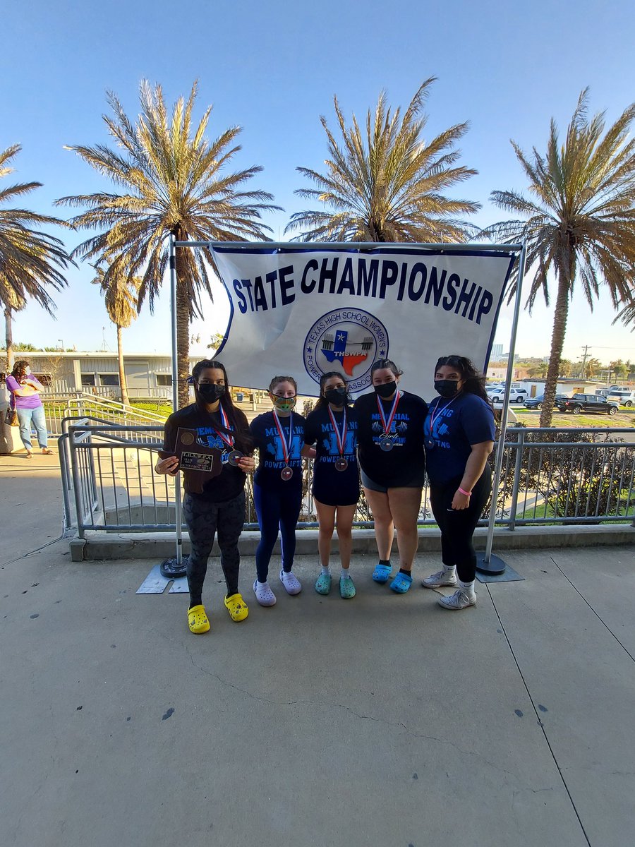 Very proud of our girls. Kassandra Mendiola State Champ, Leah Cantu 2nd, Valeria Santiago 2nd, Kassandra Falcon 5th, Ari Malacarra 5th! <a href="/Pride_Mustangs/">Pedro Alvarez, Jr.</a> <a href="/mcmemfootball/">McAllen Memorial FB</a> <a href="/McAllenISD/">McAllen ISD</a> <a href="/ACHIEVE_MISD/">Miguel Carmona, M. Ed.</a> <a href="/stangsWRguts/">Coach O</a>