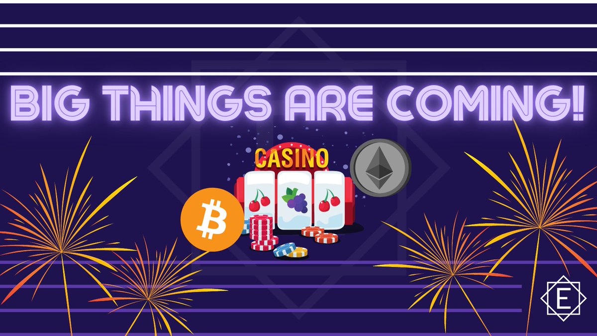 ethrollcasino's tweet photo. Big things are coming!

Follow us to learn more about how you can create your own virtual crypto casino!

#EthRollHype #EthRollMoon #Crypto #Bitcoin #Ethereum #Gambling #Casino #Blockchain #Invest #Currency #Money #Follow #Like #Retweet https://t.co/w3KCw1hN3u