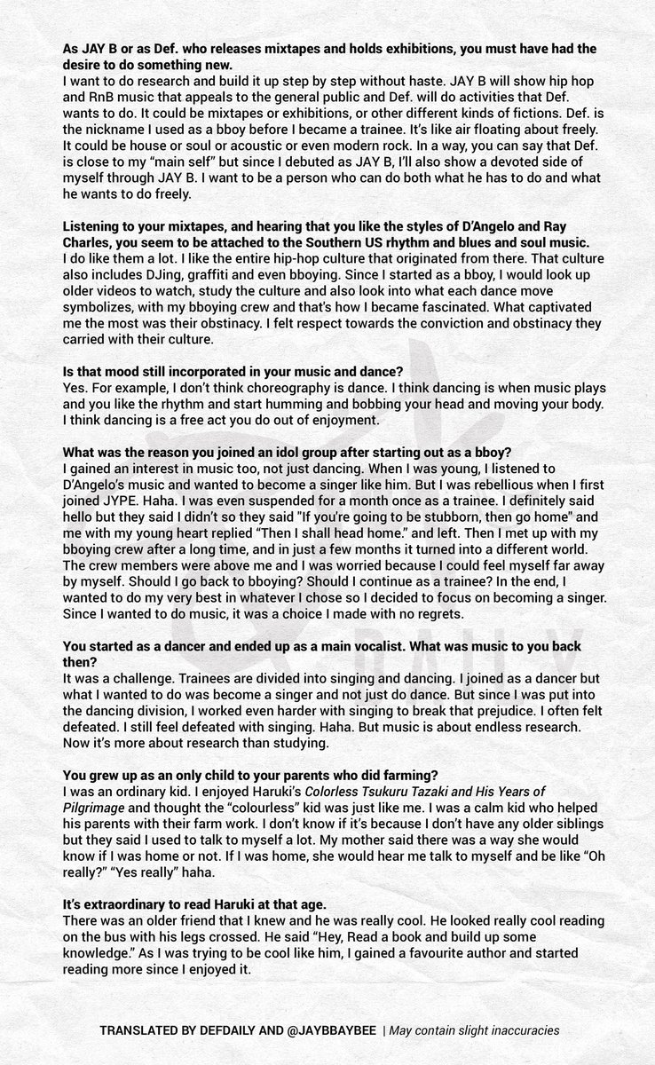 For Def Jay B Trans Arena Homme Magazine April 21 Issue Featuring Jay B Read The Full Interview Translation T Co Zzwr0pws0j Def Jaebeom 임재범 제이비 Jb Jayb Got7 Jaybdef T Co Tnti8p4mpo