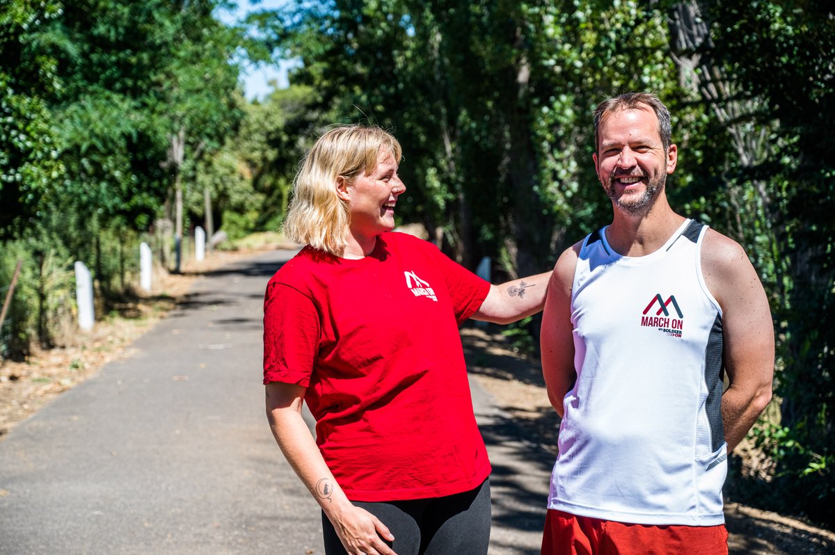 SoldierOnAust's tweet photo. How is your #MarchOnChallenge going?

Stay connected and share your journey with the dedicated community group:
⭐ https://t.co/Mwok2ol9oq 

GET FIT | RAISE FUNDS | HELP PREVENT VETERAN SUICIDE
https://t.co/inu60N4Ned

#MarchOn #MarchOnWithBert #BeLikeBert #Charity #Walking #ADF https://t.co/Vb34VKidXE