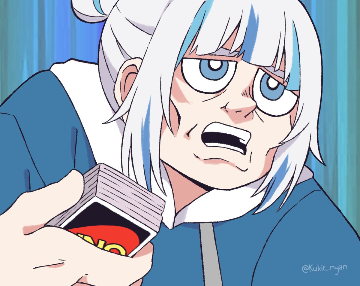 Kukie_nyan's tweet image. Uno?-- I'm sorry #callillust #gawrt #inART #いなート #artsofashes #絵ニックス