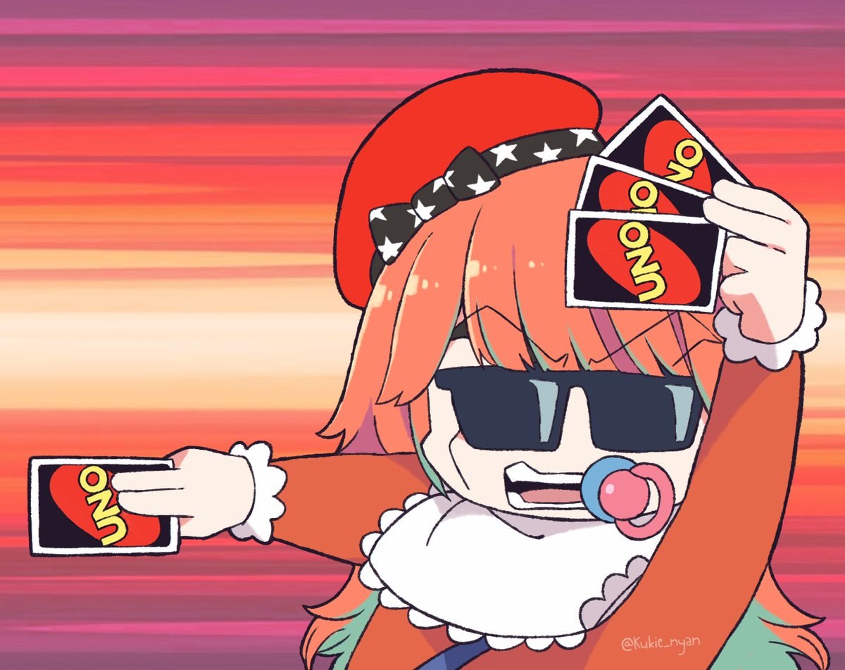 Kukie_nyan's tweet image. Uno?-- I'm sorry #callillust #gawrt #inART #いなート #artsofashes #絵ニックス