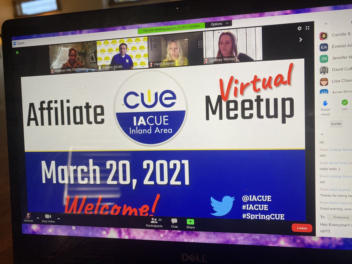 hilz2teach's tweet image. What’s happening?!?! @IACUE #springcue21 Affiliate meeting!!! Come and join the fun! #WeAreCUE