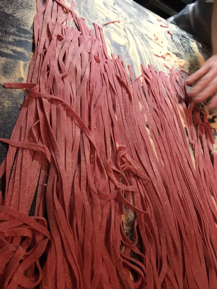 Handmade radish pasta - you’ve got two weeks to try our restaurant week menu, available for takeout or on the patio at TDS!