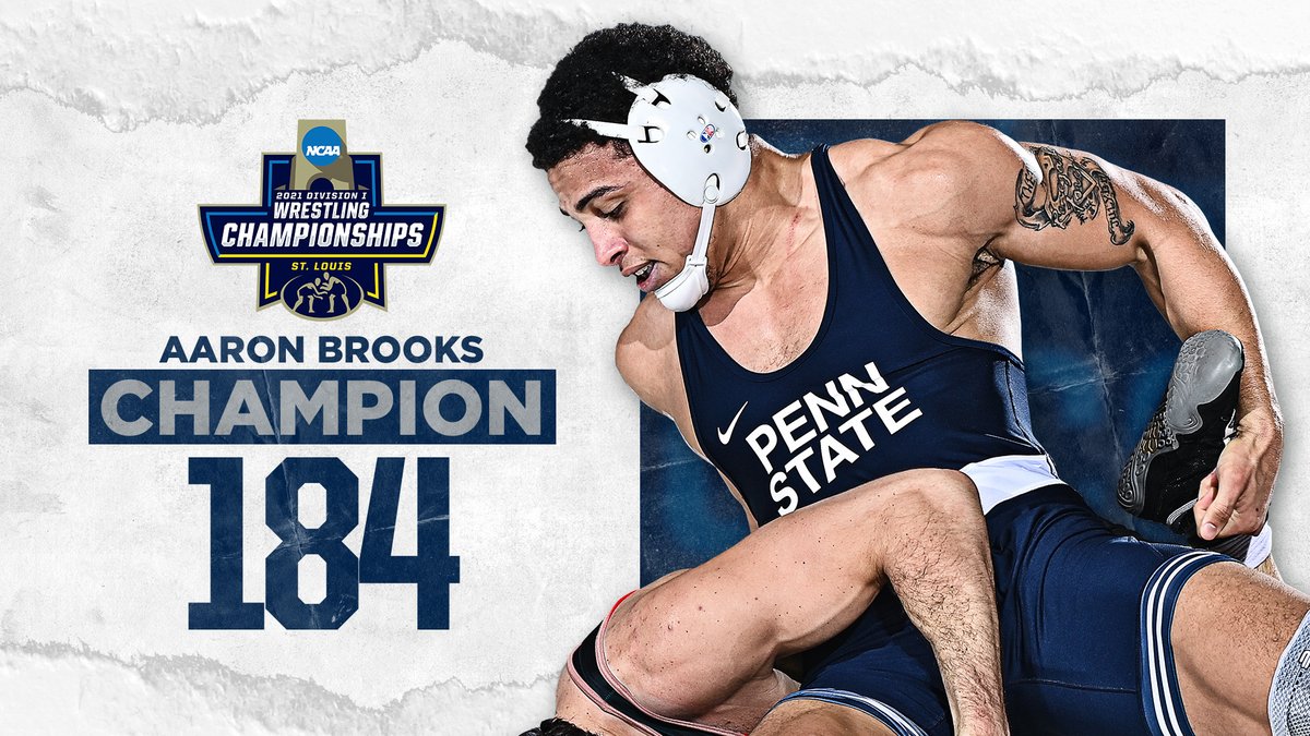 Aaron Brooks!!!! 3-2 victory and a national champion!! 
#PSUwr