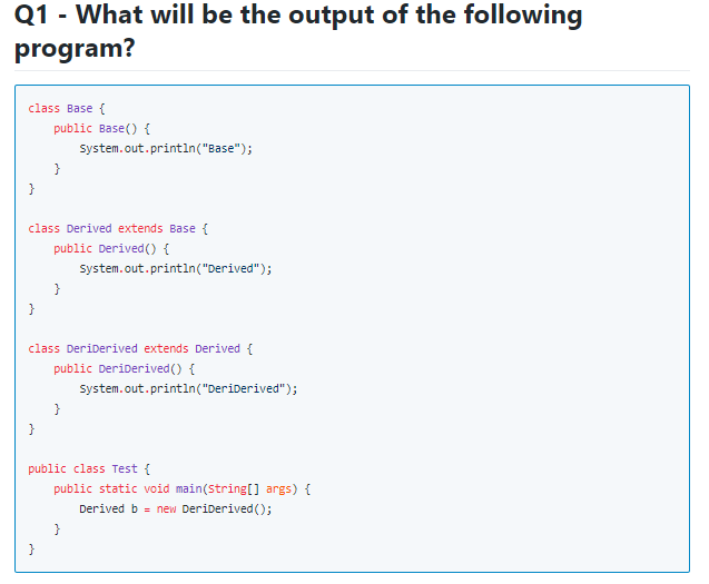 mavencluster's tweet photo. Don't swipe 👉 till you answer.
Find output of the program.
#innovativeproducts #techproducts #Java #programmng #javaprogramming #javascript #coder #javaquiz #learntocode #javadeveloper #100daysofcloud #100daysoflearning #tuesdaytunes #mavencluster #mavenclusterteam https://t.co/HCASixjjbm