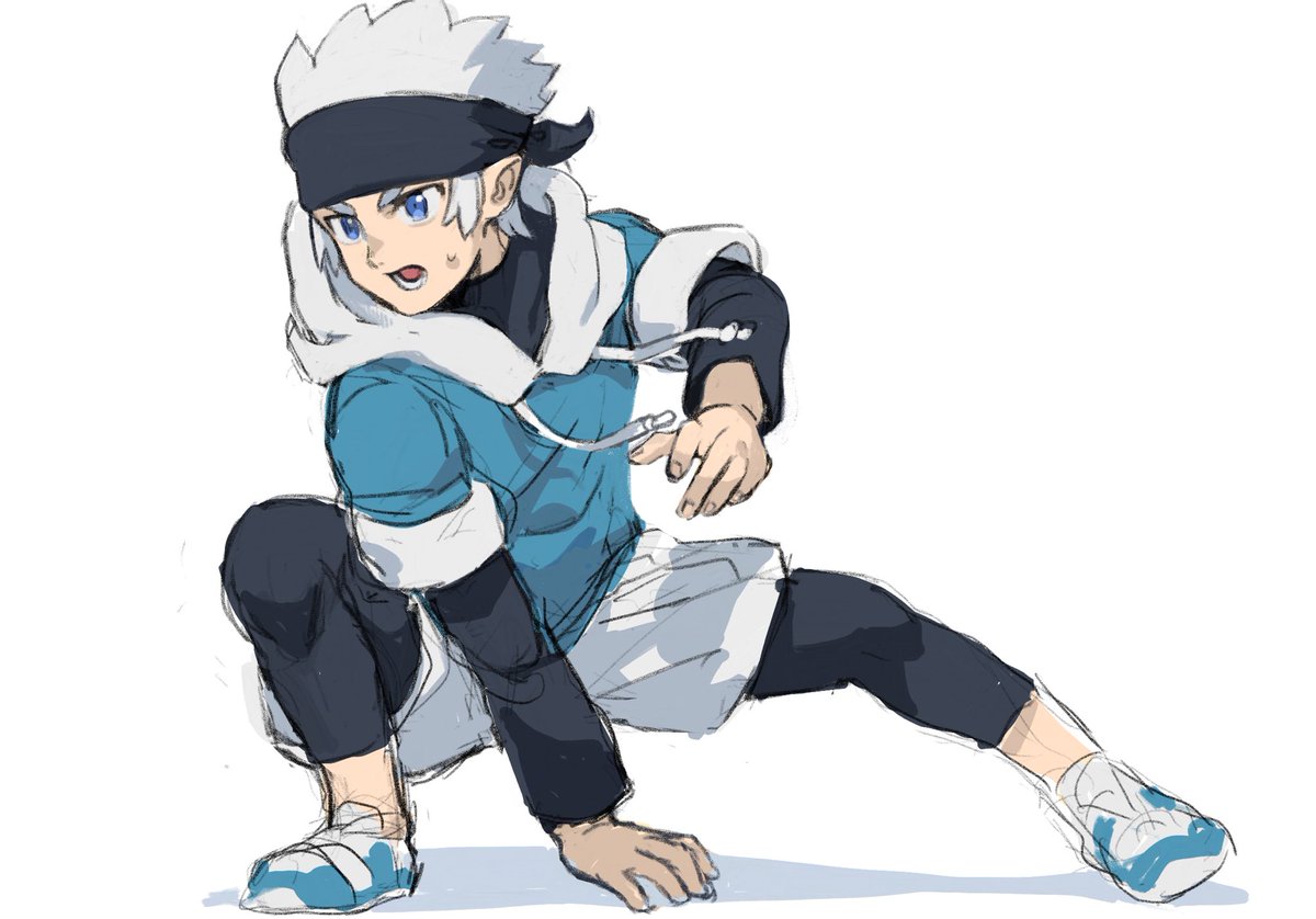 逸风くんガニ股で着地してくれ のイラスト