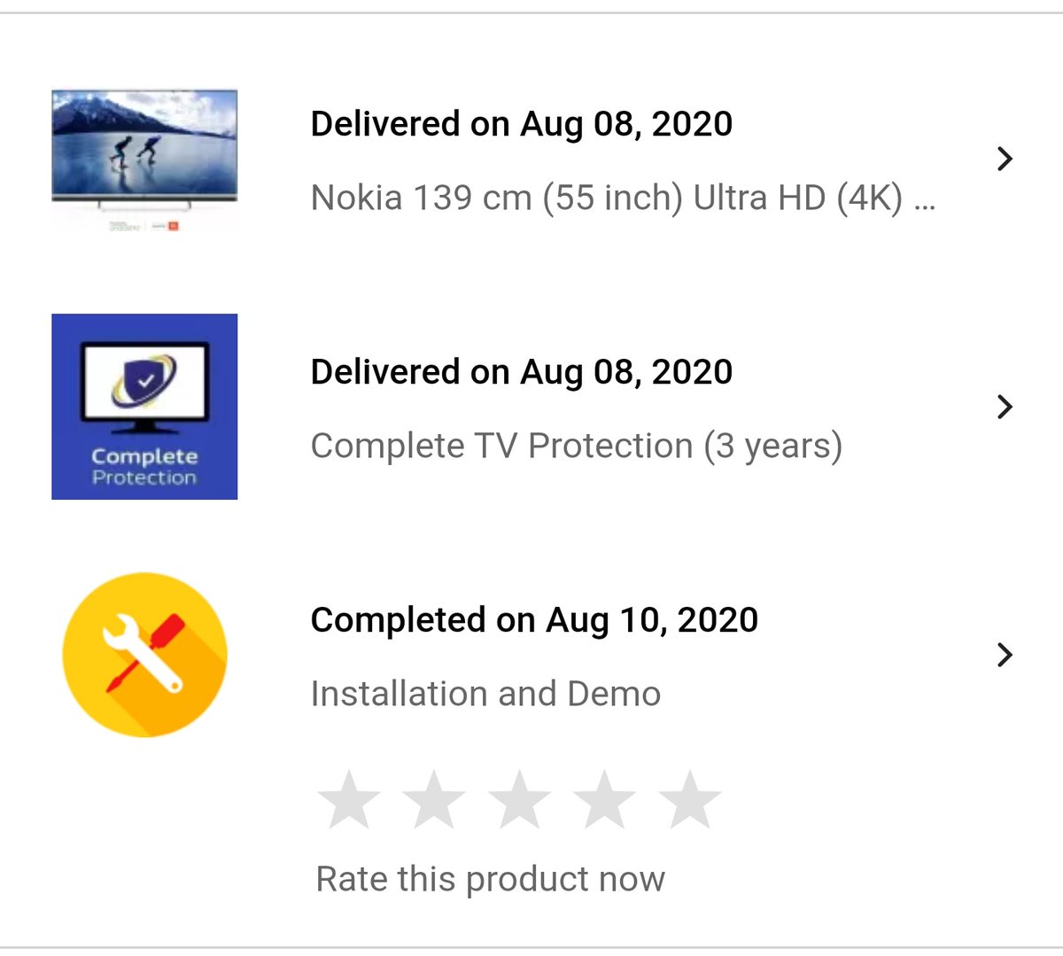 IM_PrabhashJha's tweet photo. #Nobrand @Flipkart @flipkartsupport @consumerforum_  I had purchased a nokia led 55" tv from your app on August 6th with complete tv protection.But unfortunately the tv screen got damaged.I lodged a complaint with you on 30Nov but even after 3 months no action has been taken. https://t.co/YUuJXN4FML