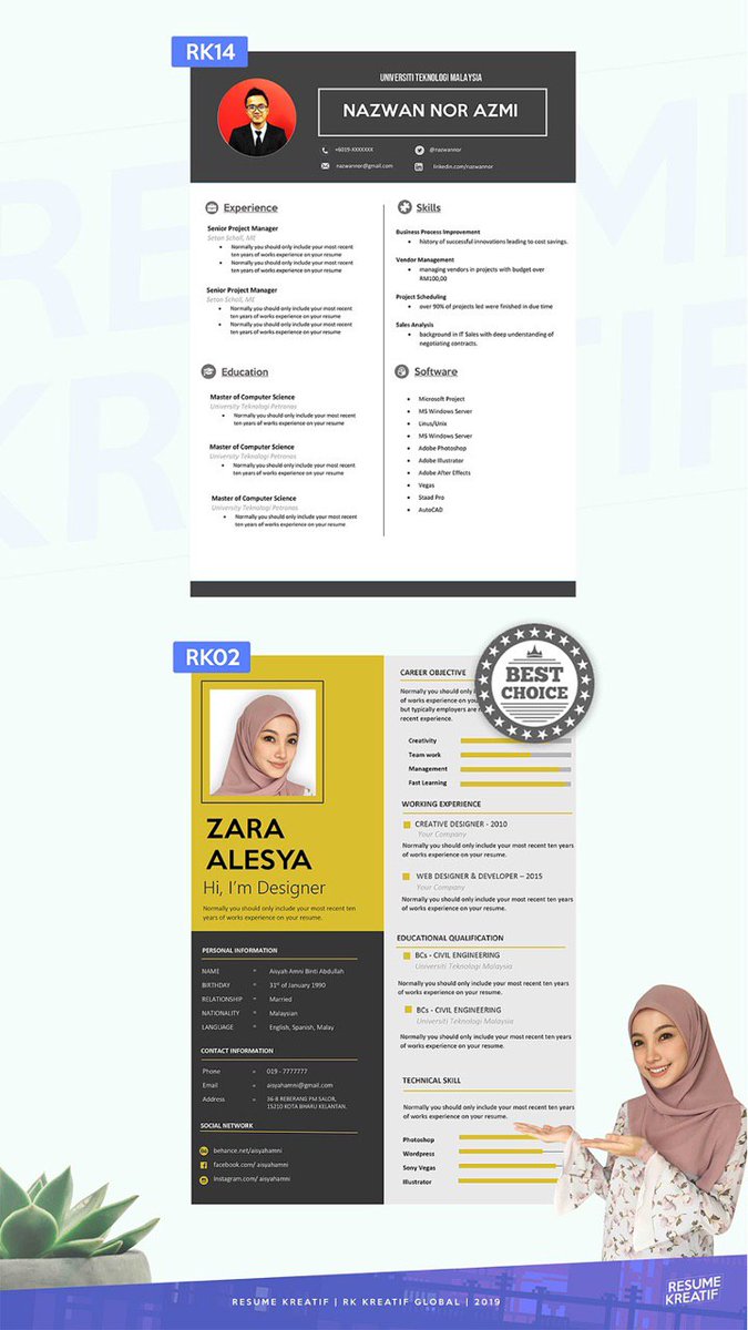muhamadazarul's tweet photo. BARU HANTAR RESUME NI DUA HARI LEPAS DAH DITERIMA MAJIKAN 😍.
"smpai company puji Resume Awak Cantik".
First impression dh menarik💯.
🔥Nk e-mail box anda bertubi-tubi tawaran KERJA/INTERNSHIP? Jom dapatkan Resume Kreatif:
https://t.co/NgR5uTwzyQ
#FASTACTION #FASTRESULT https://t.co/yqICJWk0JS
