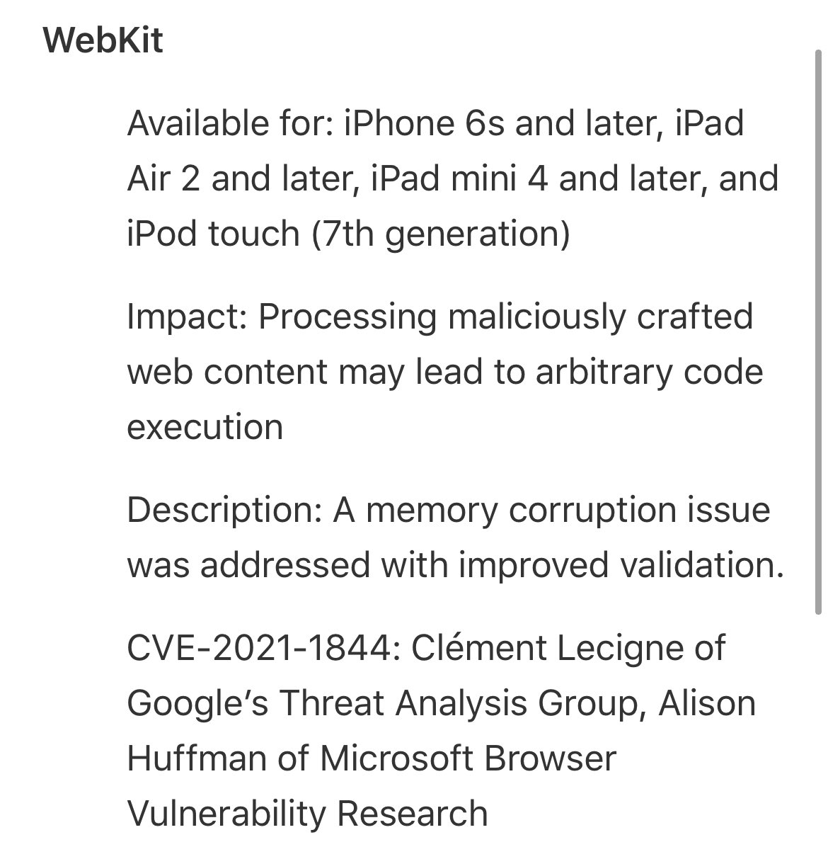 iRobinPro's tweet image. Apple released iOS 14.4.1 and iPadOS 14.4.1 with important Security Fixes in Webkit. 

#iOS1441 #technology #news #iphone #ipad