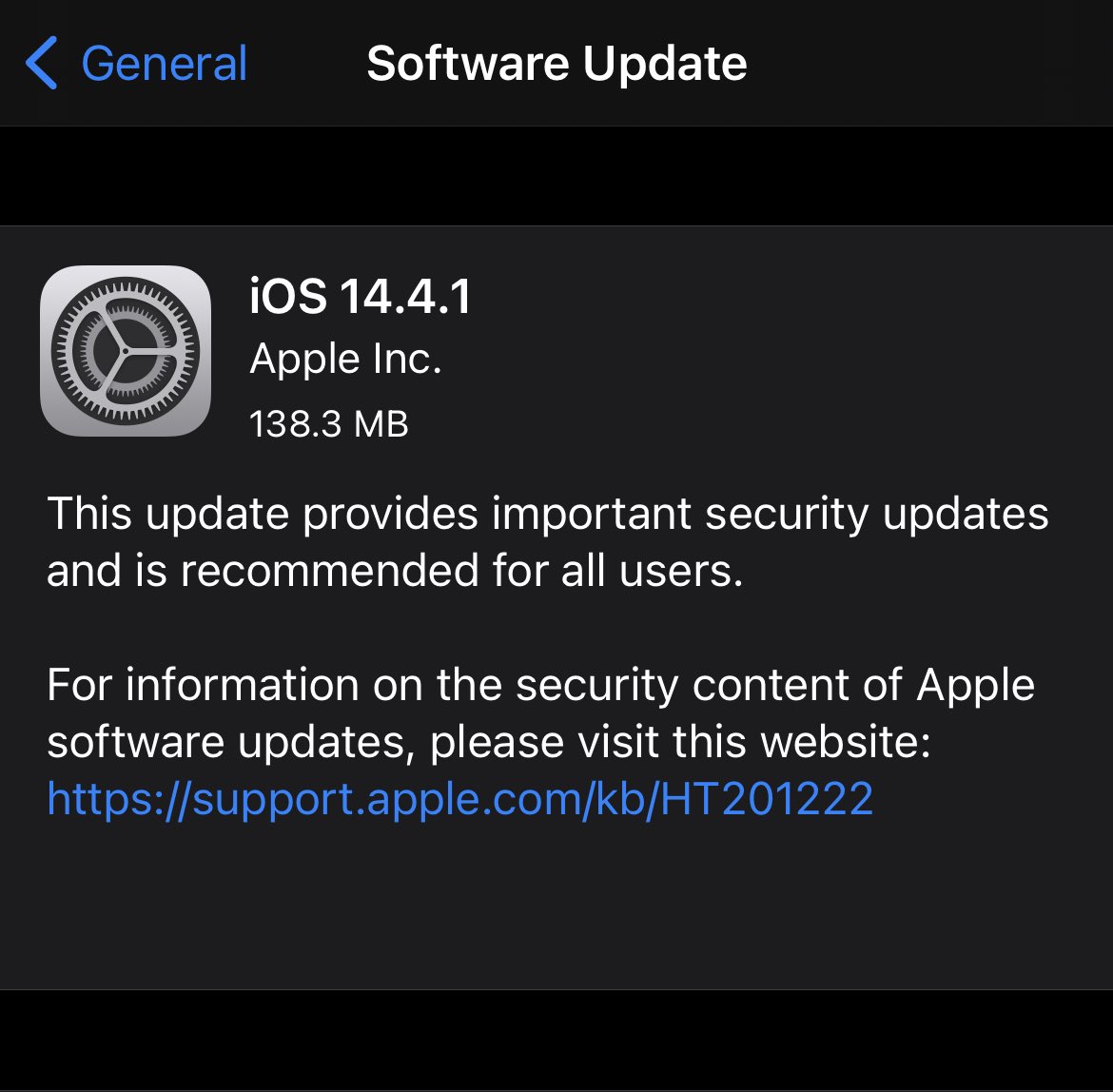 iRobinPro's tweet image. Apple released iOS 14.4.1 and iPadOS 14.4.1 with important Security Fixes in Webkit. 

#iOS1441 #technology #news #iphone #ipad
