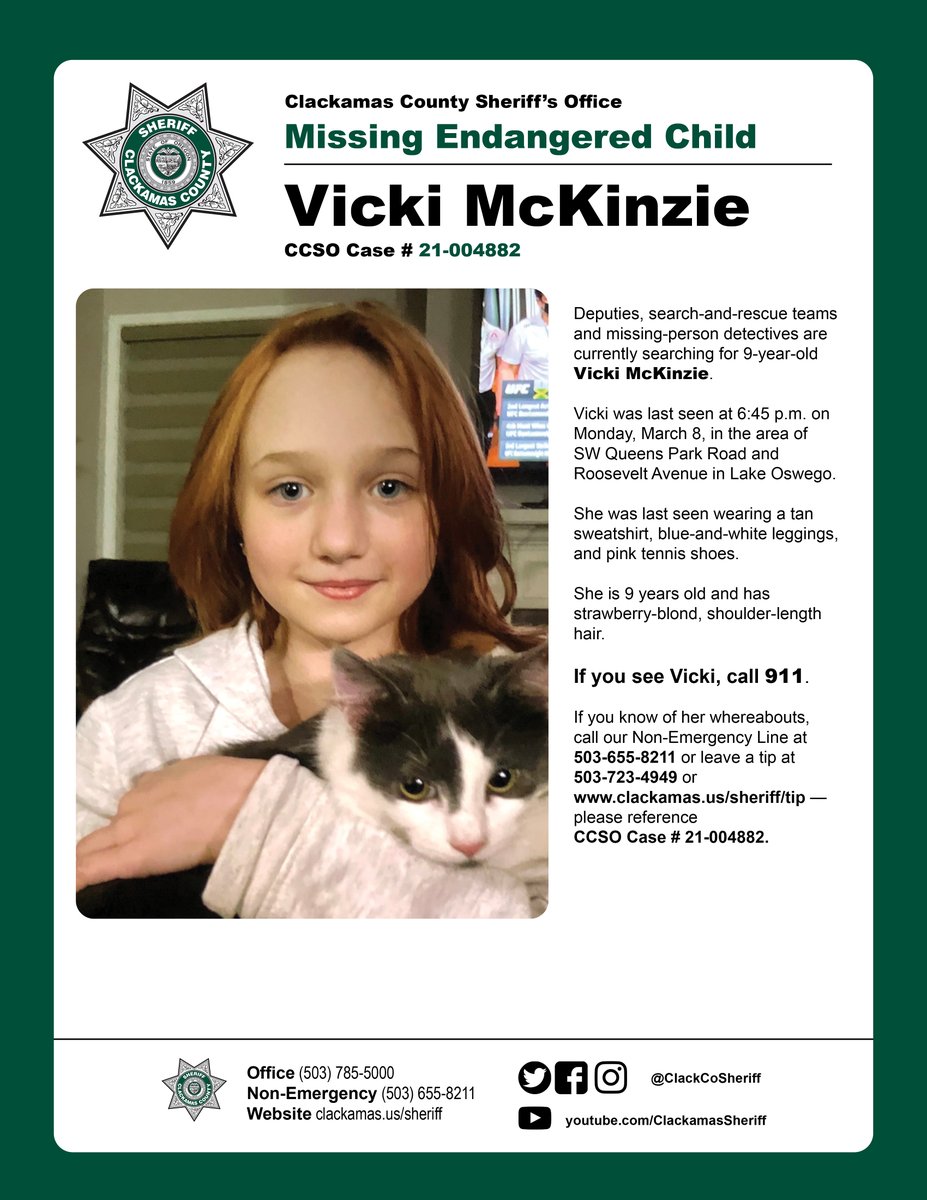 Clackamas Sheriff tweet media