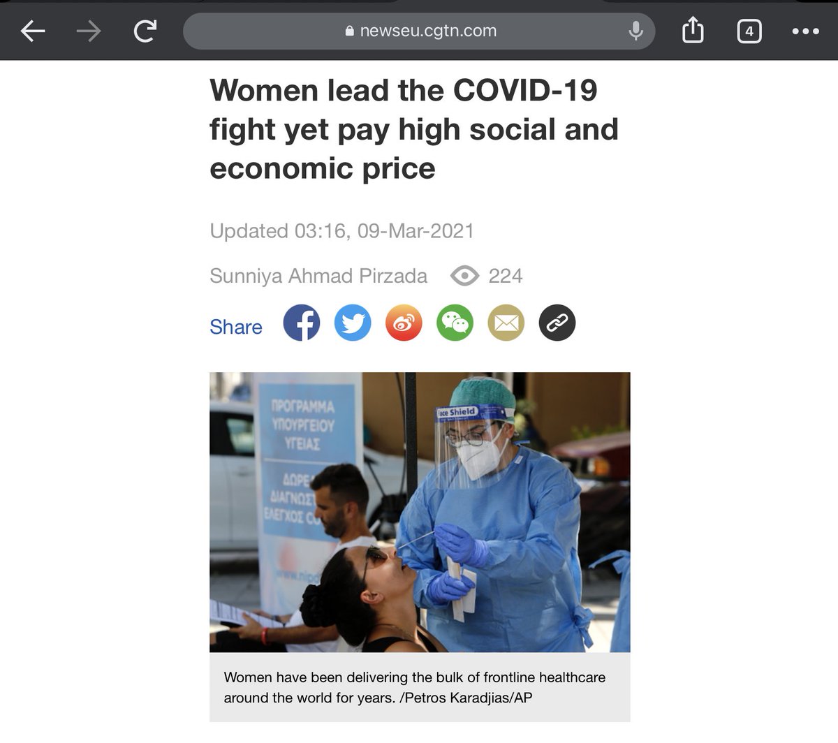 group_year's tweet photo. Women have contributed a lot to the society during this pandemic of COVID-19. Ryan said that women frontliners have provided 80% of health services worldwide. Therefore, equal rights must be given to women without any biases.
#HKS #Group_E
@SharunaVerghis @hsia_yap https://t.co/JY70POqqpv