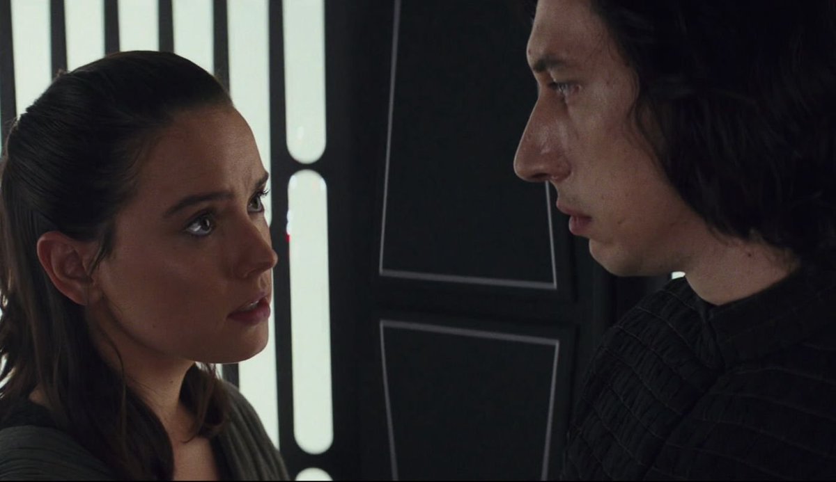 "WHO ARE YOU?"Rey's lack of identity becomes her greatest weakness. Kylo Ren exploits these fears by painting her parents as indifferent.Also as alcoholics that would send her for Pabst money.Honestly, that sequence totally rips.