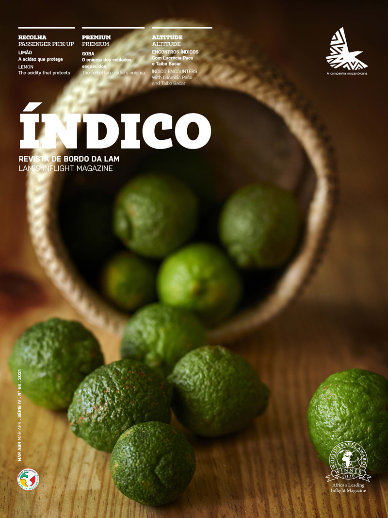 IndicoRevista's tweet photo. De Goba a Nova Iorque, passando pelas vozes de Lucrécia Paco e Taibo Bacar, pela acidez protectora do limão, pelo podcast Kubhula, pelo projecto Doyenne Initiative ou pela indústria na província de Maputo. Pelo meio, há ainda muito mais para ver na edição 66 da Revista Índico https://t.co/N4RyBoCNnk