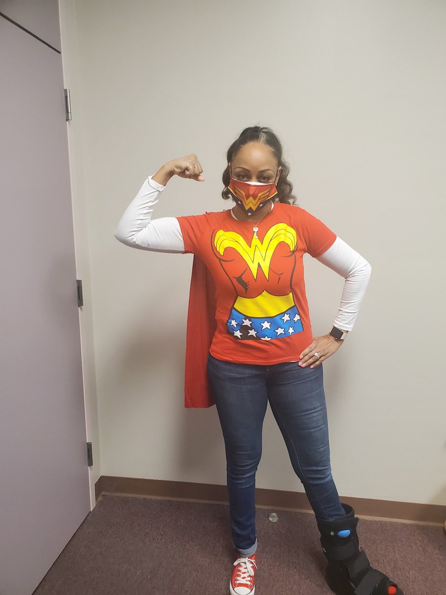 Happy International Women’s Day! We wore Wonder Woman attire <a href="/Anderson_AISD/">Anderson Academy</a> to celebrate today!! We are <a href="/AldineISD/">Aldine ISD</a> !! Producing the nations best women and girls!! <a href="/drgoffney/">Dr. LaTonya M. Goffney</a> #internationalwomensday2021