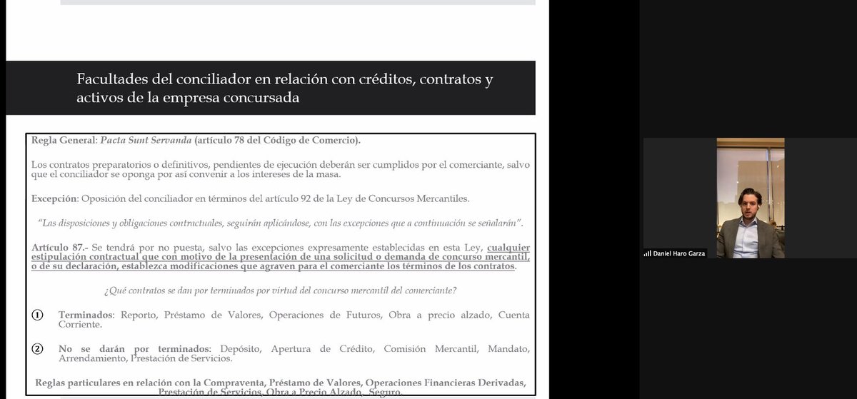 lupita_hinojosa's tweet photo. El día de hoy, en el Diplomado organizado por el @INCAM_Abogados, relativo a la insolvencia y sus efectos, @danielhga nos dio una excelente clase, en donde abordamos los “Aspectos corporativos del Concursos Mercantil”. https://t.co/ZhFPLF3tzD