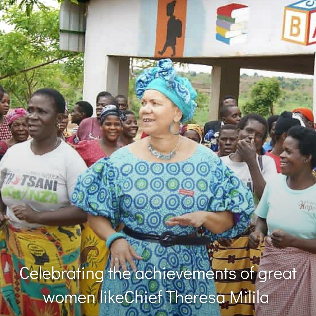 dropsofgrace's tweet photo. Today, on International Women's Day we want to recognize the achievements of Chief Theresa Malila of our Malawi partner, Somebody Cares Ministries.  Not only has Chief Theresa accomplished great things, she working hard to make Malawi better for the next generation of women! https://t.co/exk4uzSuDi