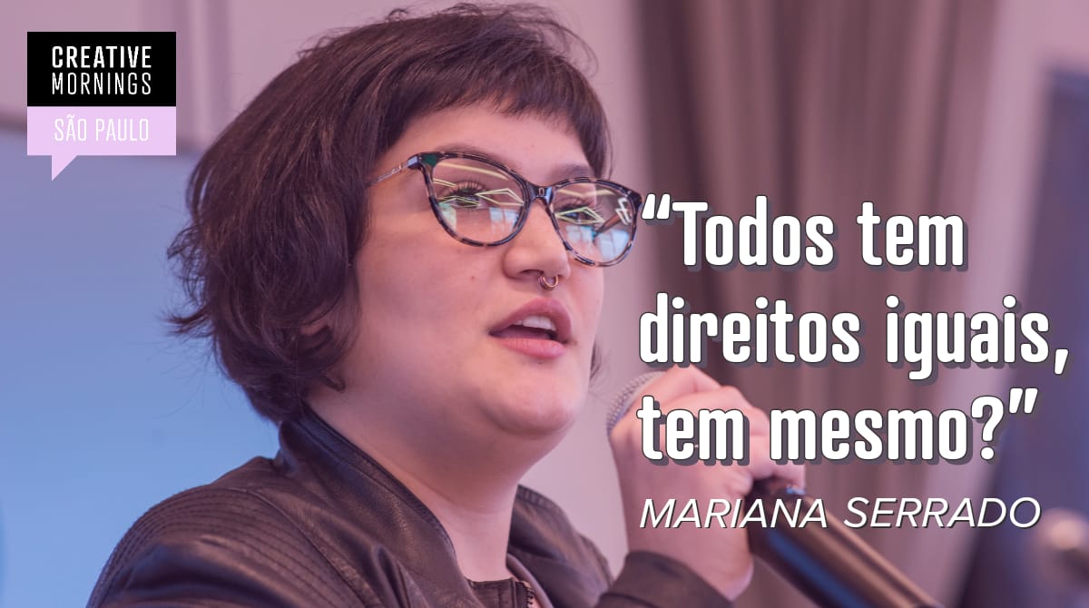 CM_SaoPaulo's tweet image. A @mariserranoadv esteve com a gente no #CMJustice, contando como o acesso à Justiça pode ser muito mais difícil em alguns casos ou para alguns grupos, e o que podemos fazer para lidar com isso
creativemornings.com/talks/mariana-…