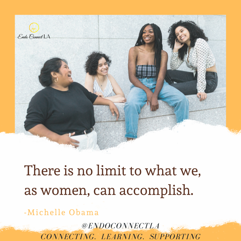 EndoConnectLA's tweet photo. Happy International Women’s Day.  Today is a global day celebrating the social, economic, cultural, and political achievements of women. The day also marks a call to action for accelerating women's equality.
#EndometriosisAwareness #EndoConnectLA #ChooseToChallenge  #IWD2021 https://t.co/pqHAhMbmWl