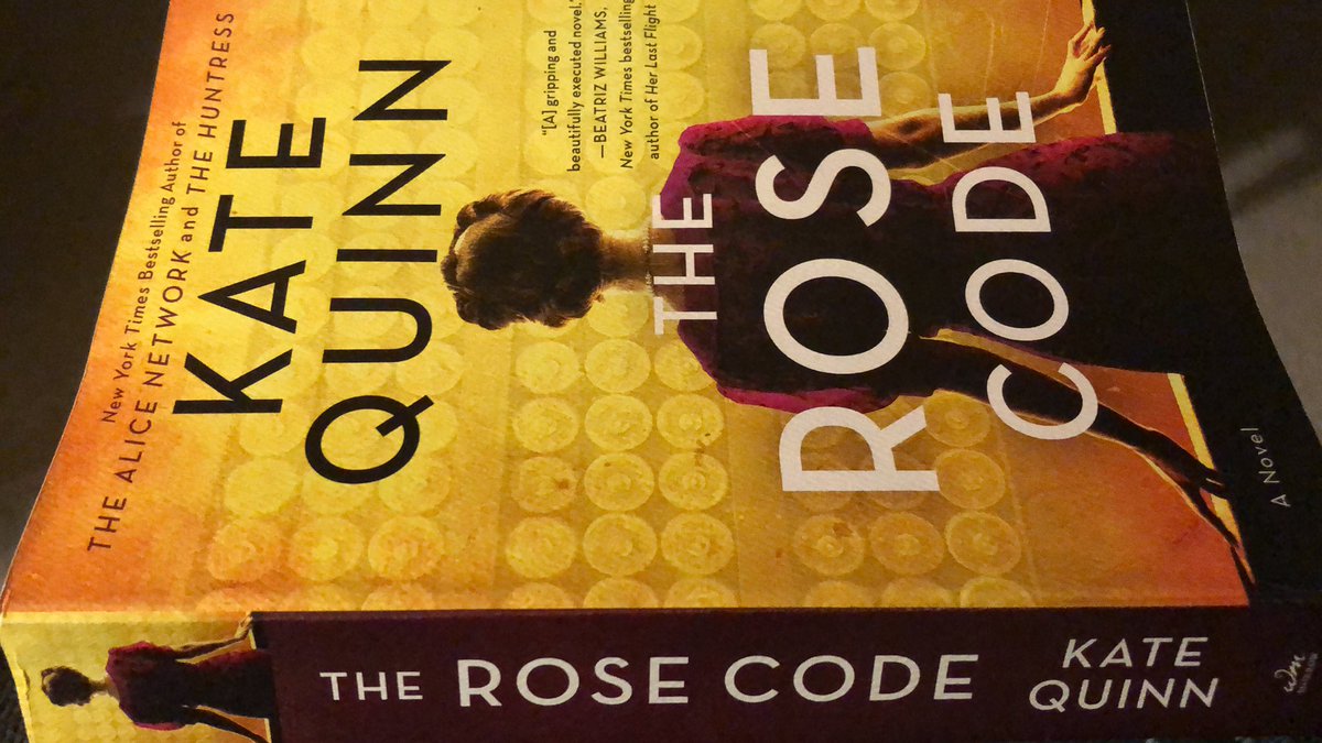 bookishlynancy's tweet photo. Isnโt it great when you are looking forward to reading a book and delivers on your expectations? Thatโs me after reading #TheRoseCode by @KateQuinn. It was definitely a page turner with a captivating story and characters!๐๐ป#SatisfiedReader #GoReadIt https://t.co/EsNoFBpbkF