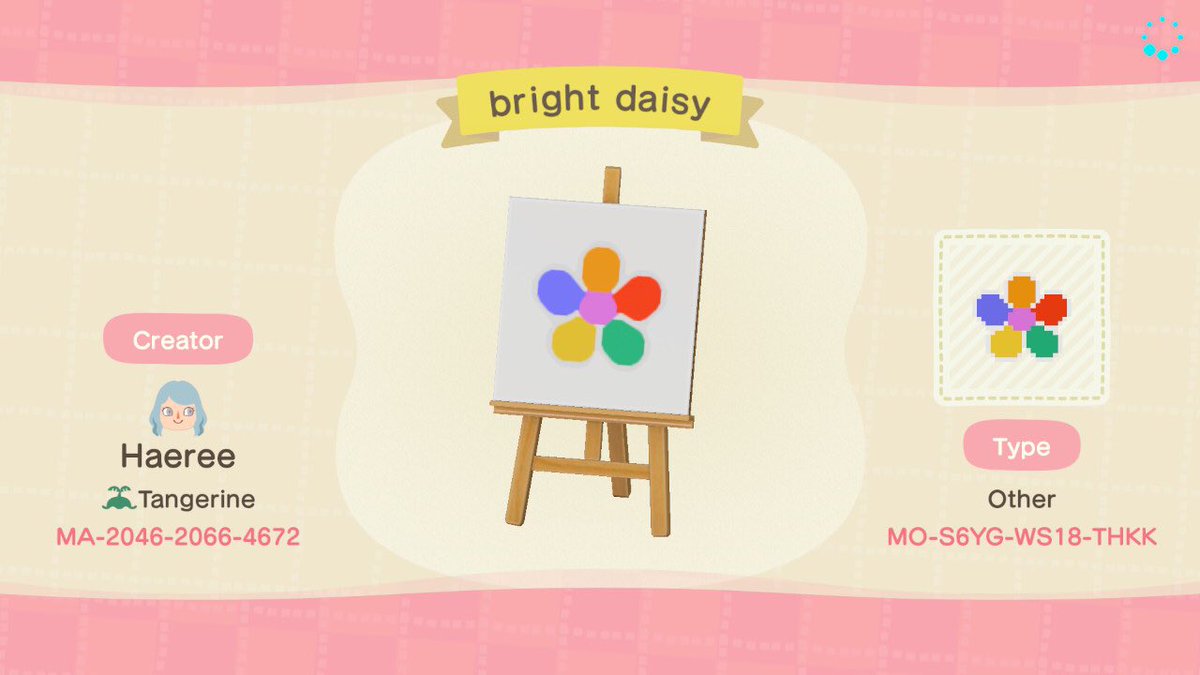 hey_haelee's tweet image. I’ve just been hoarding these two codes for a minute 🌷🌸 #acnh #AnimalCrossingNewHorizons #acnhcode #ACNHDesigns #flower I’llshow you both winter and spring cuz my island is still in winter rn and I love how it pops 😊✨