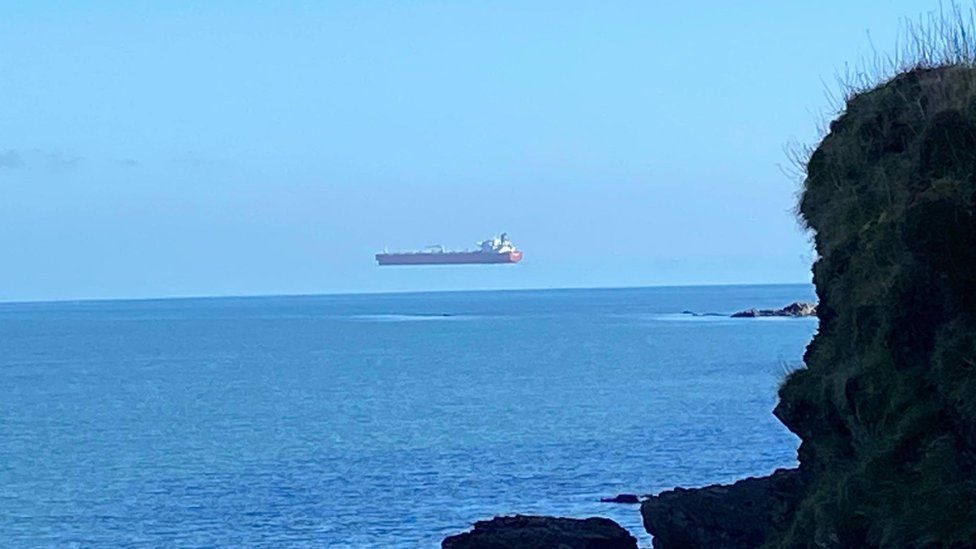 LyleClown's tweet photo. This must be the Israeli control vessel for the space lasers. https://t.co/ZCjlMmCxeo