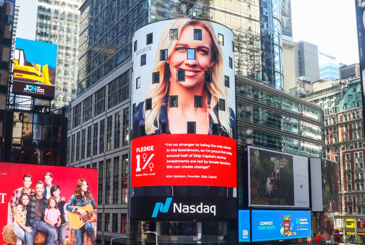 Skip Capital (@skipcapital) on Twitter photo Thanks <a href="/PledgeOne/">Pledge1Percent</a> for including us <a href="/skipcapital/">Skip Capital</a> in #WomenWhoLead, live on the <a href="/Nasdaq/">Nasdaq</a> Tower for #InternationalWomensDay! We are big fans of Pledge 1%! Livestream direct from Times Square: new.livestream.com/nasdaq/live Thanks <a href="/PledgeOne/">Pledge1Percent</a> for including us <a href="/skipcapital/">Skip Capital</a> in #WomenWhoLead, live on the <a href="/Nasdaq/">Nasdaq</a> Tower for #InternationalWomensDay! We are big fans of Pledge 1%! Livestream direct from Times Square: new.livestream.com/nasdaq/live