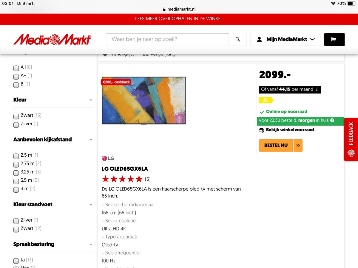 @mediamarkt_nl Hey memberweek is voorbij en de prijs is weer gedaald. @AutoriteitCM