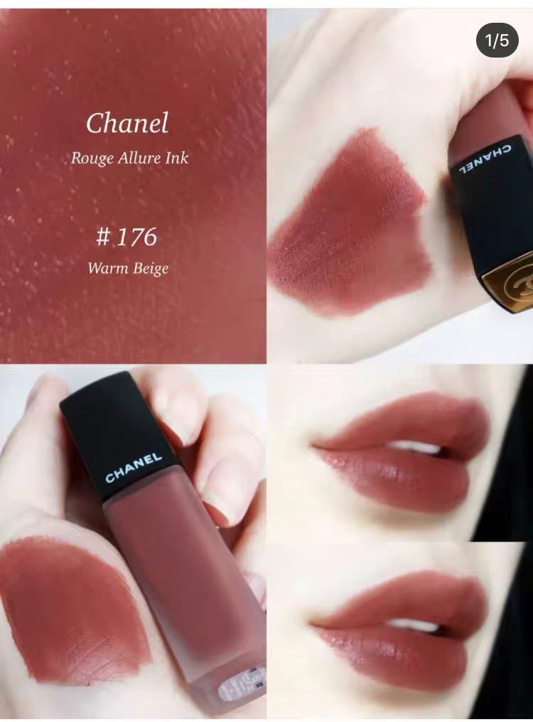 Son Kem Chanel 176 Warm Beige Allure Ink Nâu Đất NEW 20192020 #9 Son Kem Chanel 176 Warm Beige Allure Ink Nâu Đất NEW 20192020