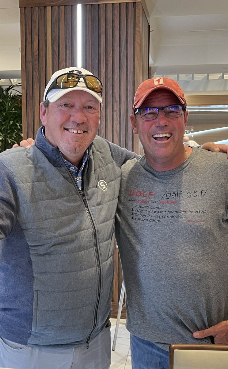 bhughesgolf's tweet photo. Awesome to catch up with @beemerpga to record my next Bradley Hughes Golf podcastWill you not be entertained!!!! Going to hit the podcast zone early next week- had a blast- a not to be missed episode https://t.co/c01G3PJs6Q