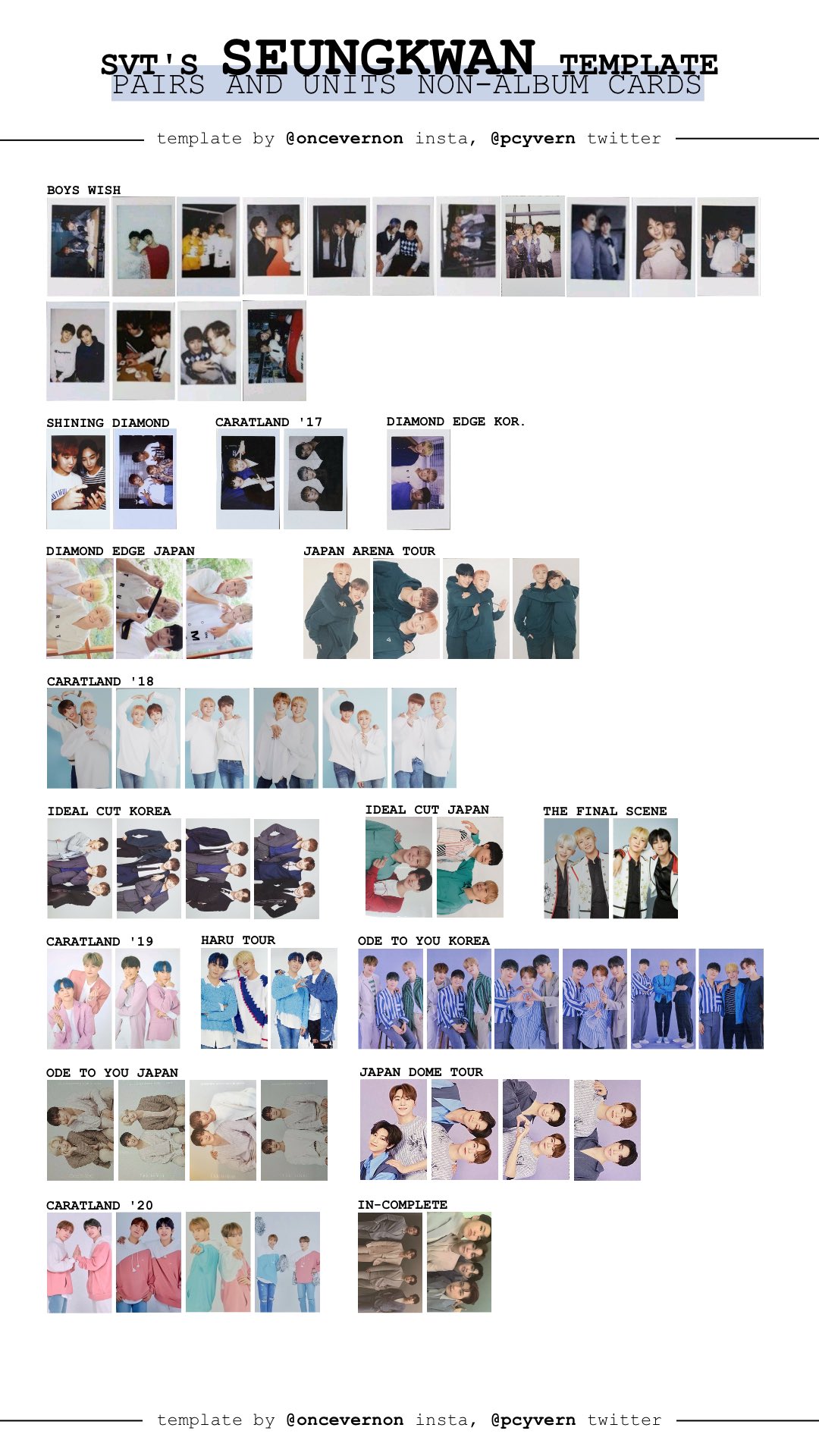 B■SEVENTEEN★shining diamond Photo Card 2016 LIKE SEVENTEEN Shining Diamond CONCERT OFFICIAL
